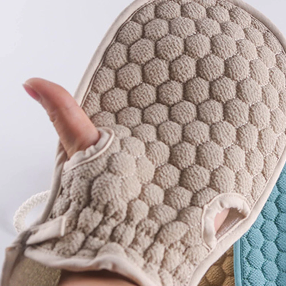 Банные рукавицы для душа отшелушивающая SPA Массажная рукавица сетчатые частицы