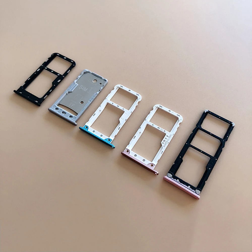 

For Xiaomi Note 5 Plus Micro SD Card Tray Holder For MI 5 Redmi 5 Plus / Note 5 Phone Housing New SIM Tray Adapte
