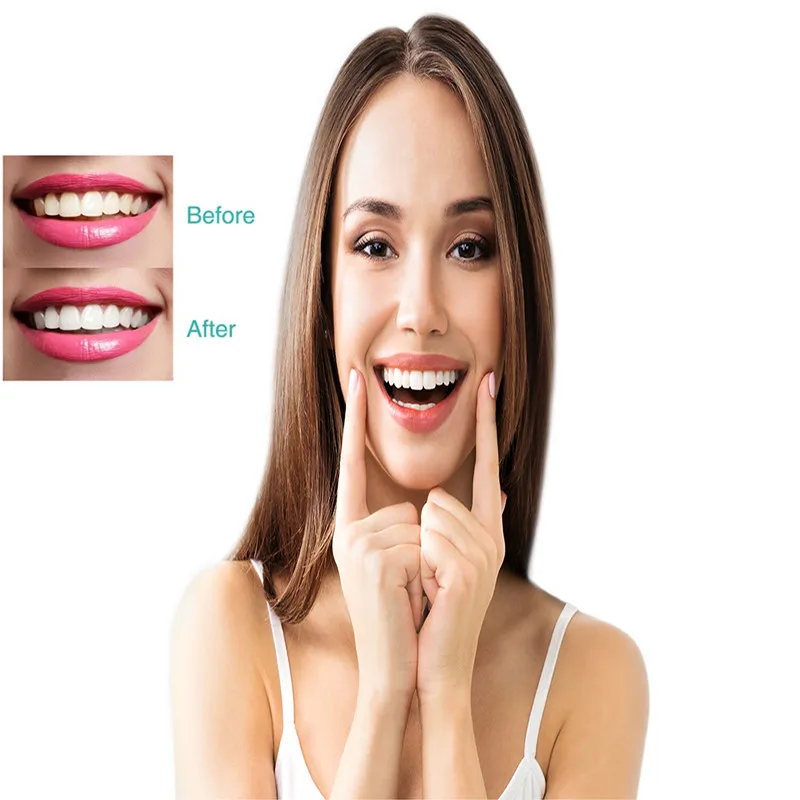 

Home Use Teeth Whitening Kit with Led Light Professional Dental Bleaching Gel Kits Safe Tooth Bleaching Tools with Luxury Box