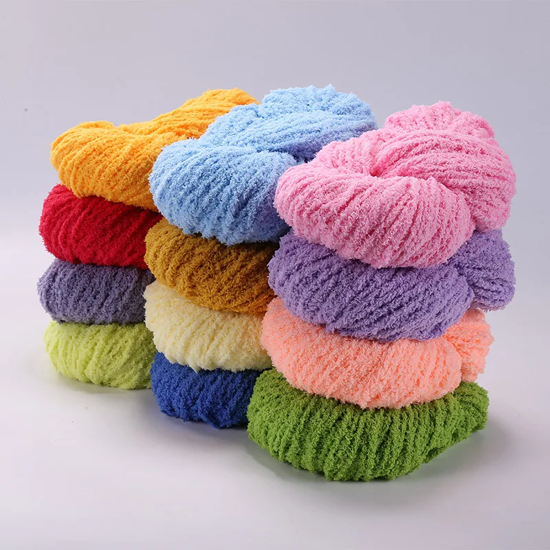 Удобная хлопковая Коралловая бархатная Детская Пряжа ручной вязки для ручного