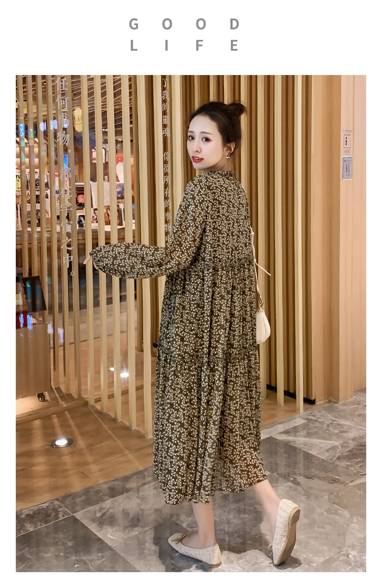 Женское свободное шифоновое платье весна лето 2020 новое модное женское винтажное