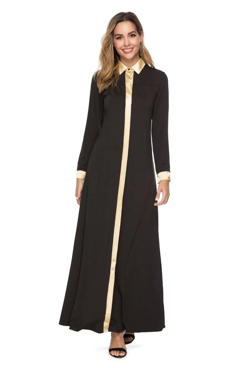 Кафтан арабский абайя Дубай ислам Турция мусульманская женская печать лоскутное