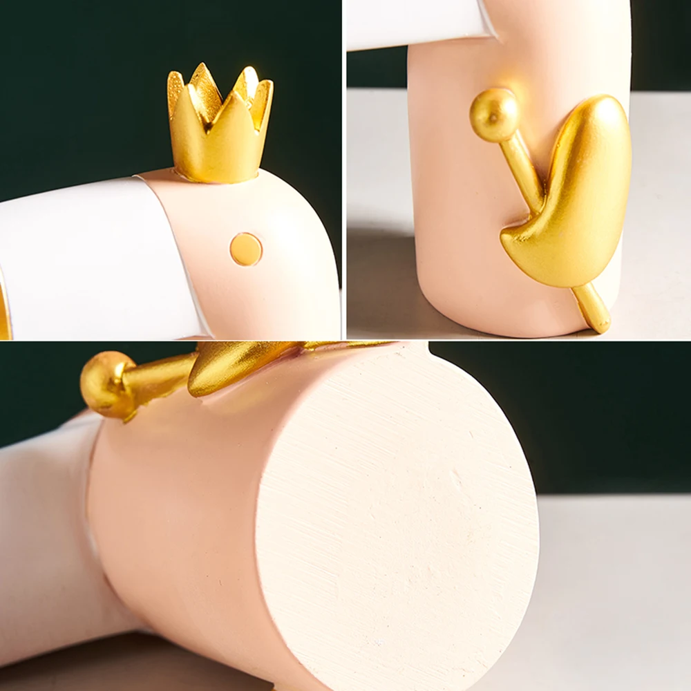 Современная фигурка птицы из смолы статуэтка для офиса украшения скульптура