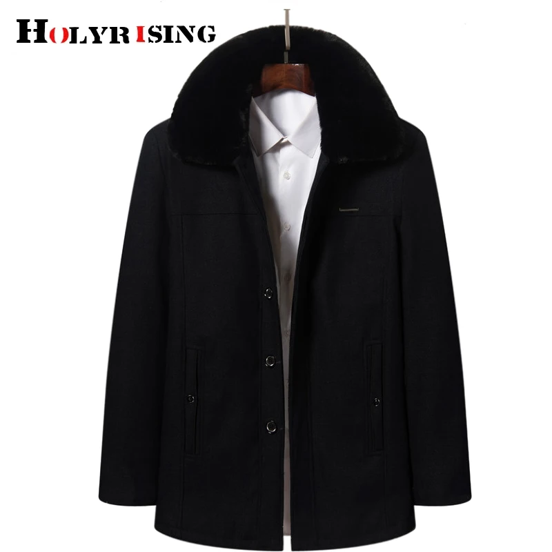 

winter parka men doudoune homme thicken leisure trench coat size 4xl cotton warm male winter business thicken pea coat 19877