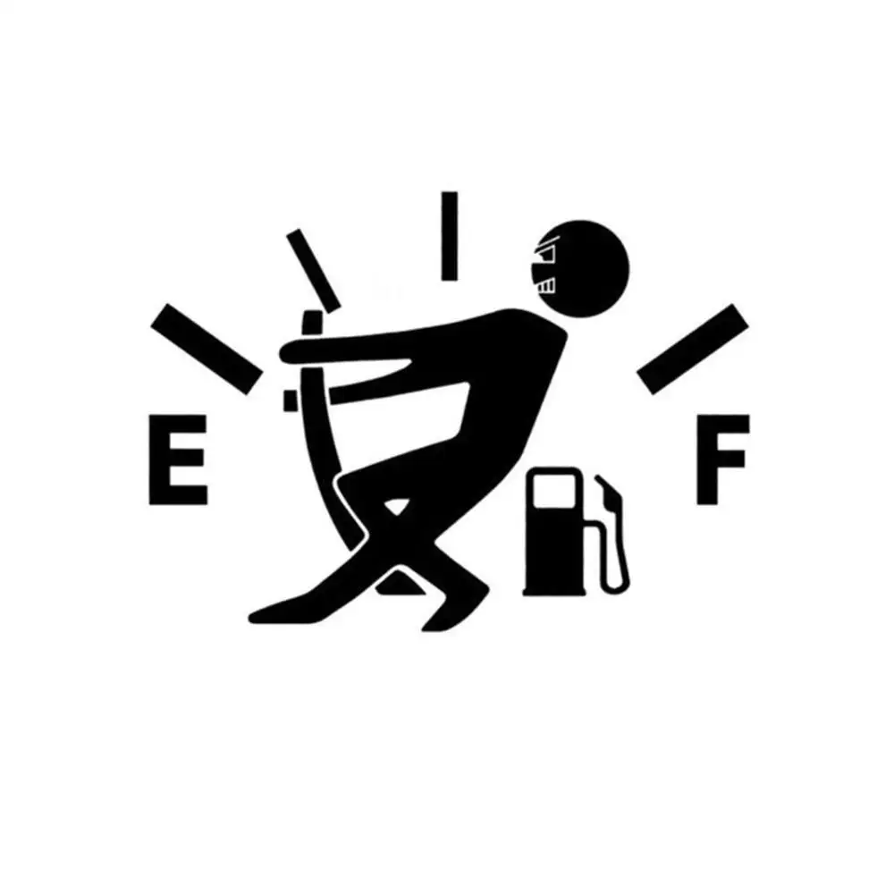 1 шт. забавная Автомобильная наклейка Натяжной топливный бак указатель полностью