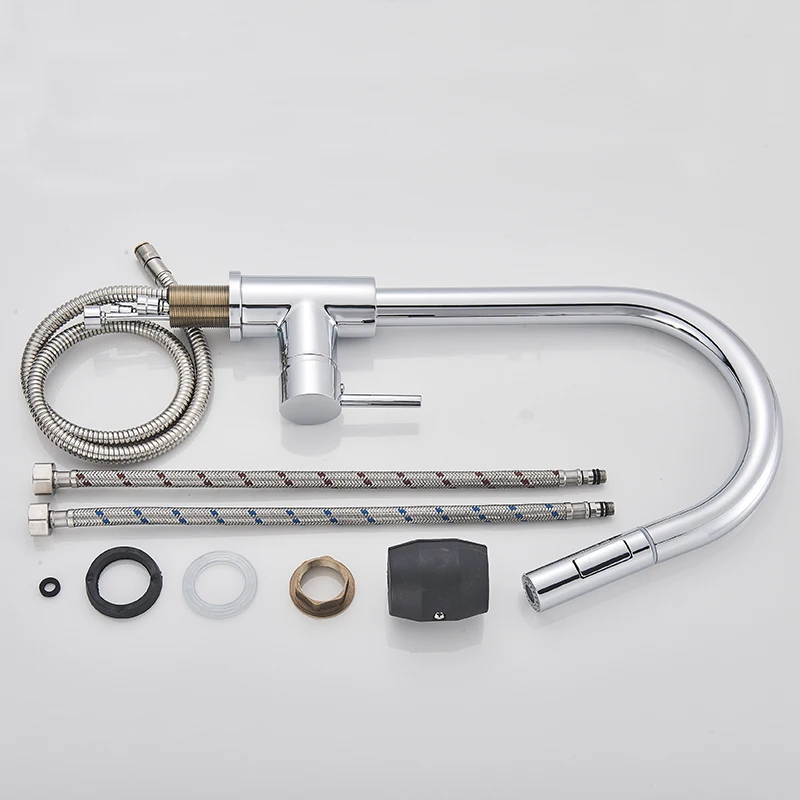 Suguword матовый черный кухонный смеситель выдвижной поток раковины режимы