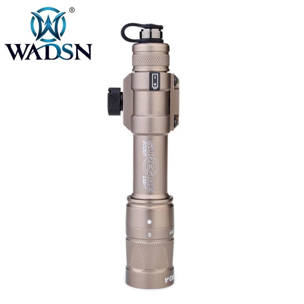 WADSN Surefir страйкбол тактический оружейный пистолет светильник M600W Скаут светильник светодиодный полная новая версия Softair фонарь WEX377 охотничья лампа в форме пистолета