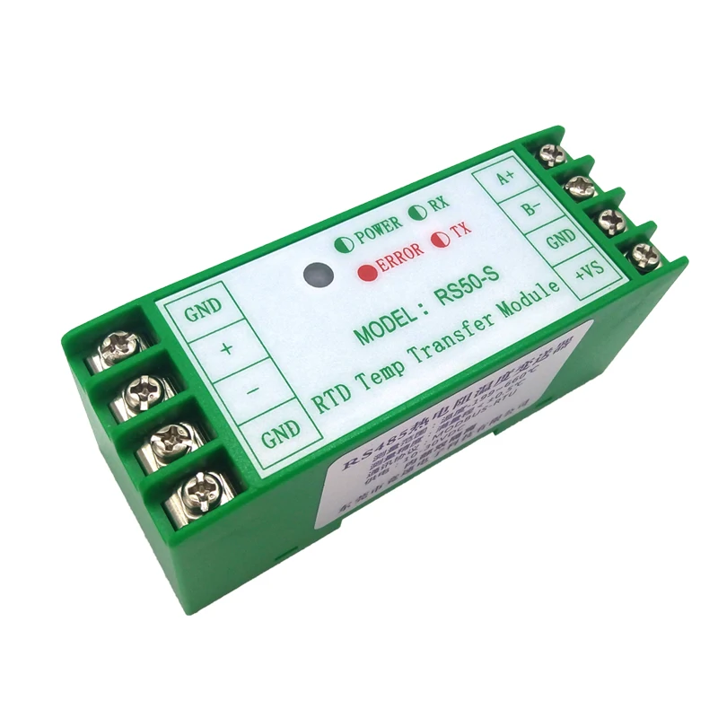 RS50 S PT100/PT1000 модуль передачи температуры RS485 связь MODBUS RTU изоляция сигнала|Детали и
