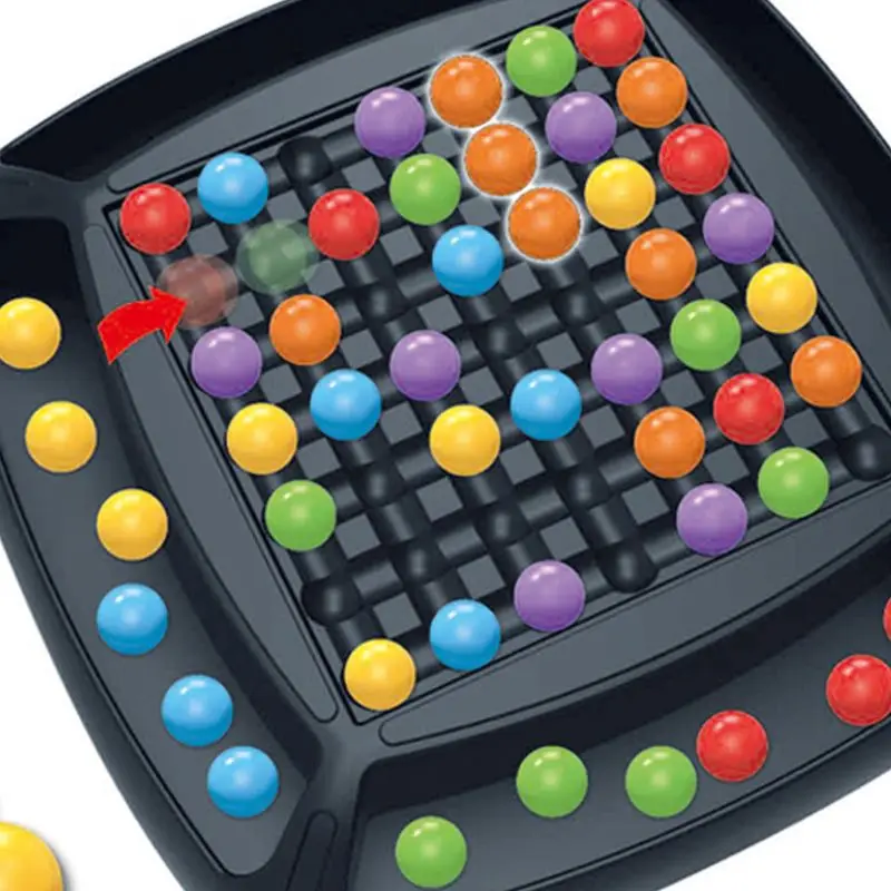 

Children Rainbow Ball Elimination Game Puzzle Parent-child Interactive Games Fun Family Table Game Toy Kids Britbday Gift