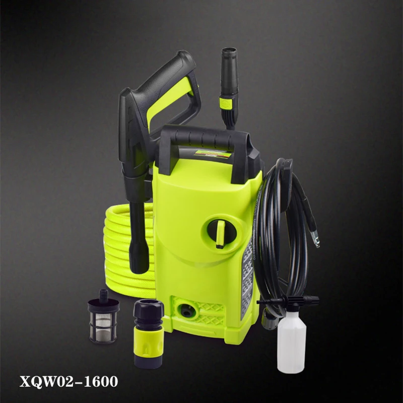 للبيع XQW02-1600 مضخة غسيل السيارات ارتفاع ضغط آلة غسل سيارات غسالة محمولة 220 فولت المنزلية فرشاة سيارة مضخة مياه عالية الضغط