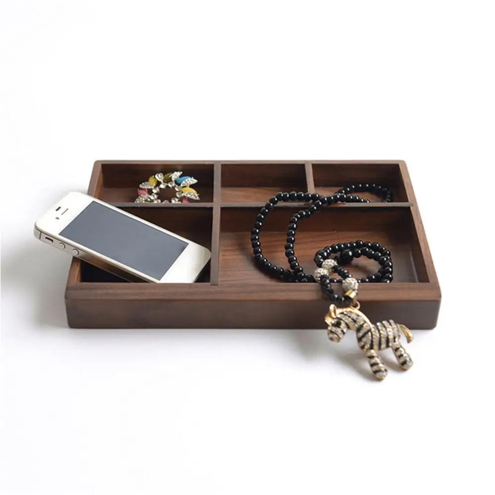 Коробка для хранения столовых приборов OUNONA в западном стиле ящик из черного