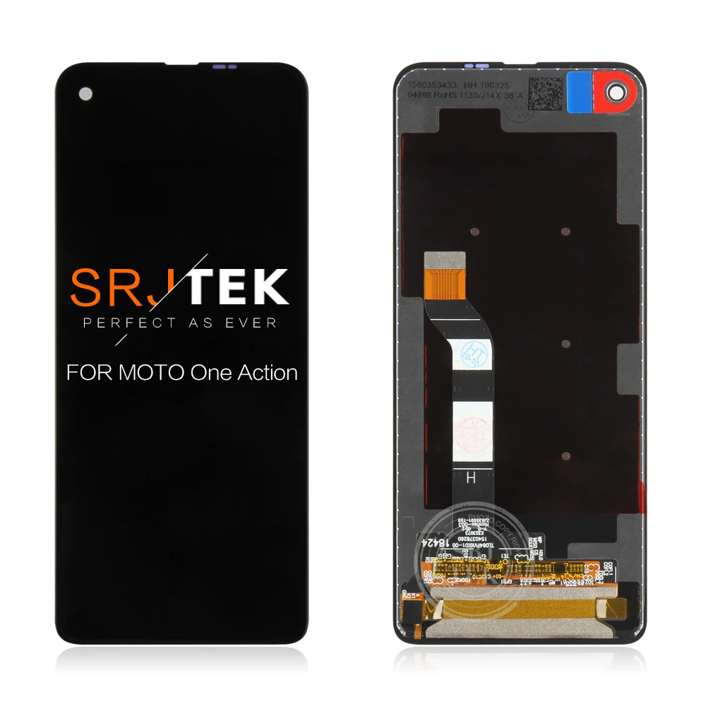 Протестирован для Motorola One Action lcd для Moto One Action XT2013 дисплей дигитайзер сенсор стеклянная панель Сенсорный экран Замена
