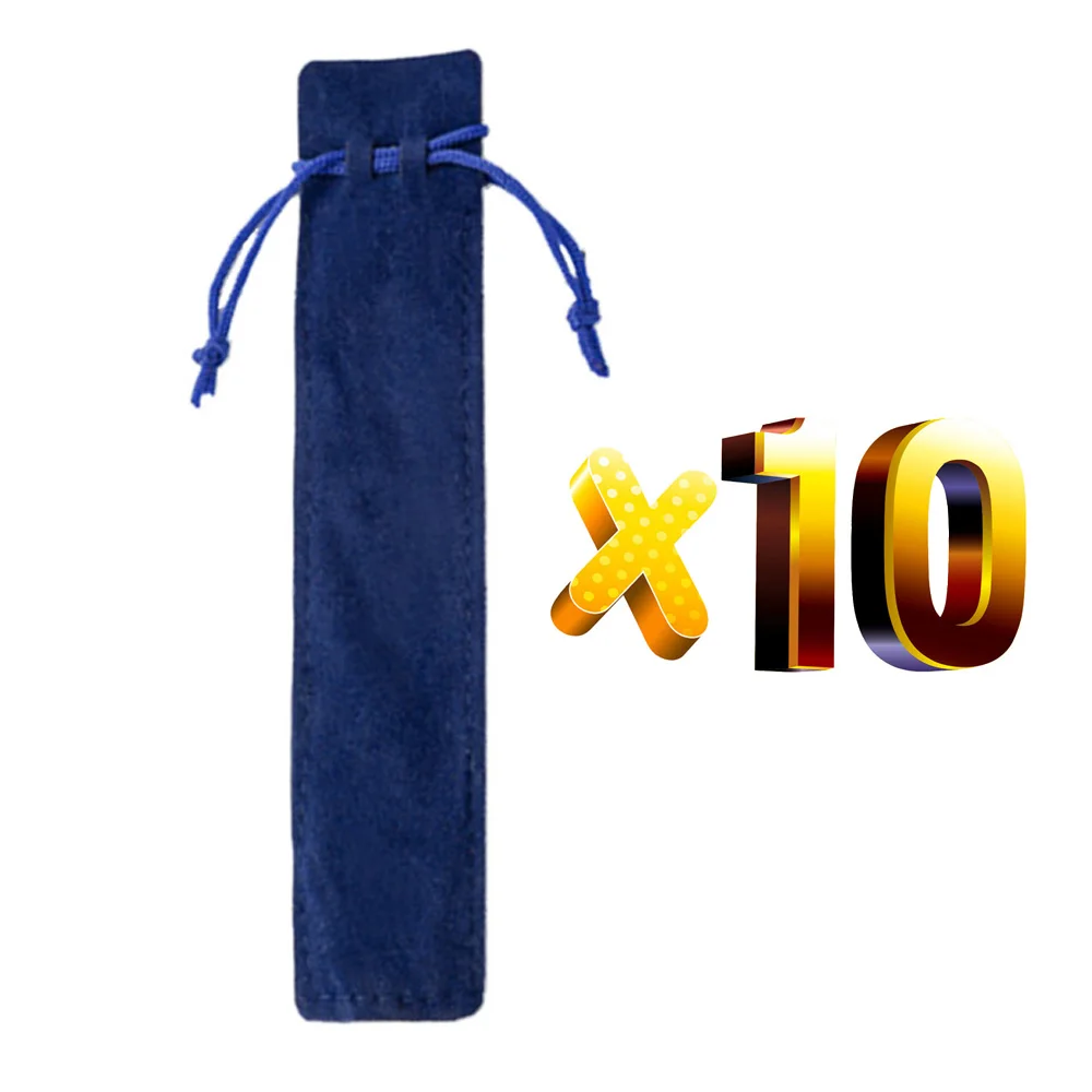 

Бархатные чехлы для шариковых ручек, набор из 10 штук