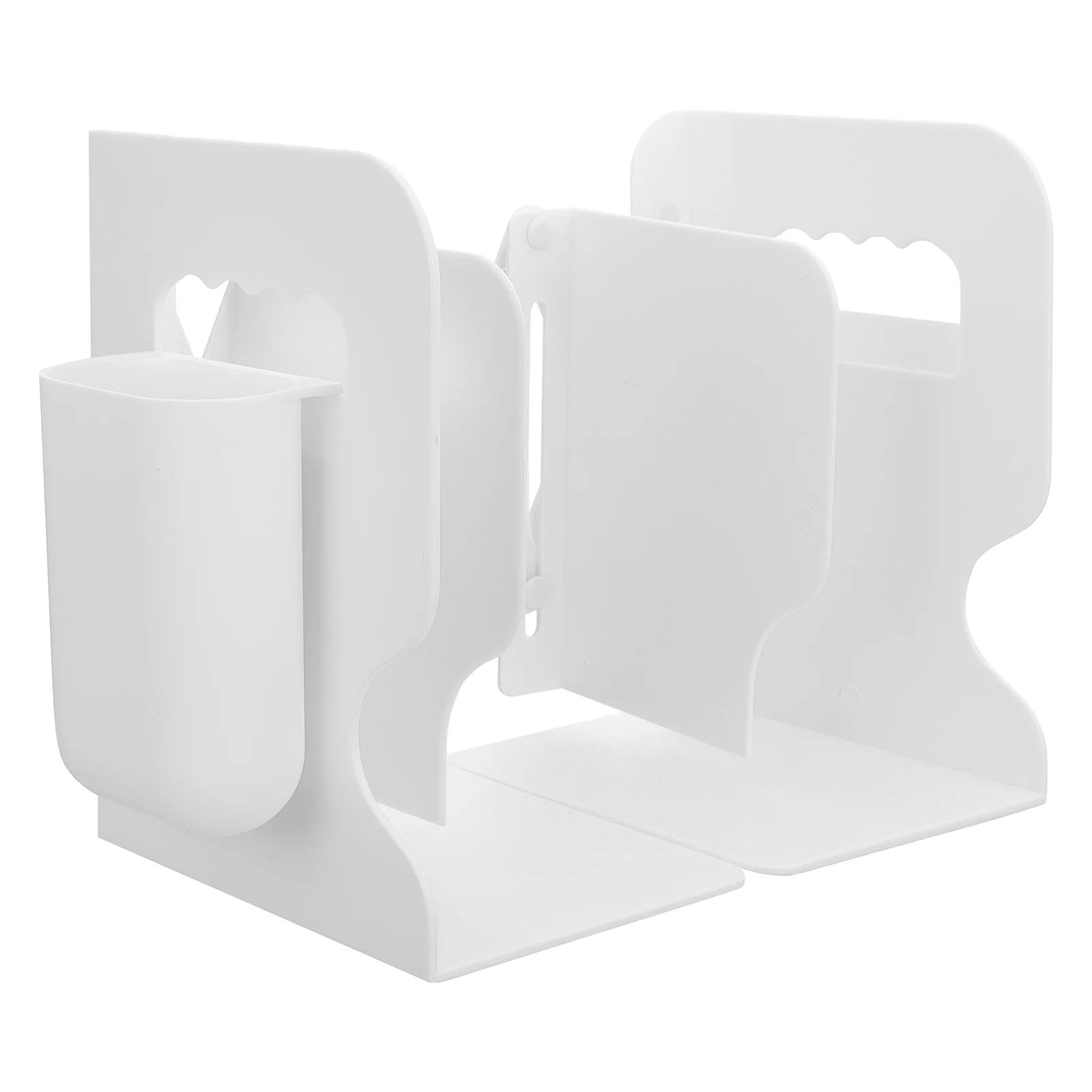 

1Set Stretching Book Stand Student Book Storage Organizer Desk Bookend