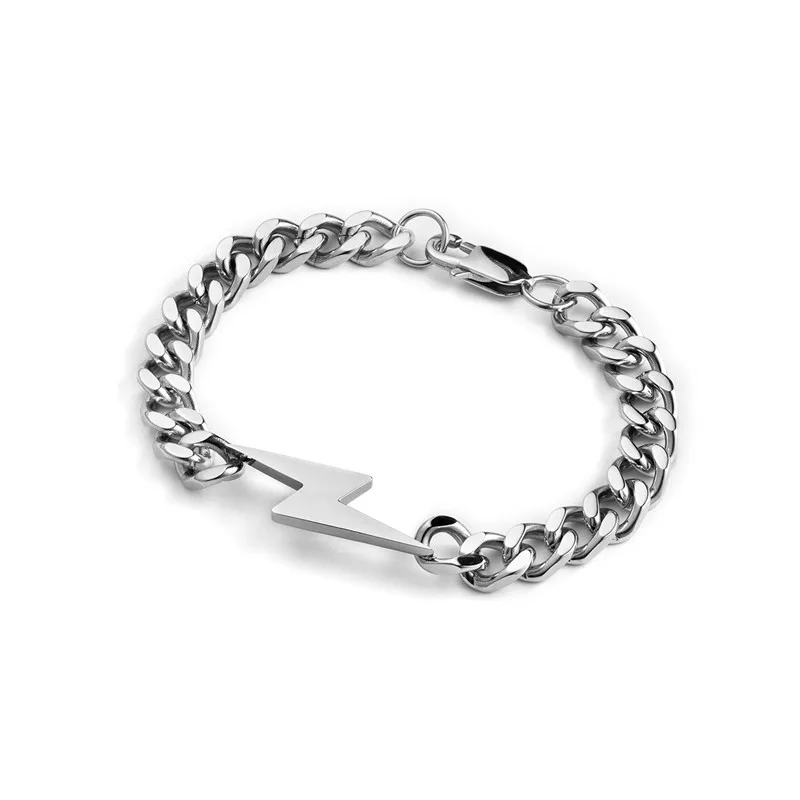 Новый набор из 3 штук браслетов с улыбающимися лицами для мужчин из титановой стали с кубинской звеньевой цепочкой, модные браслеты аксессуары хип-хопа.