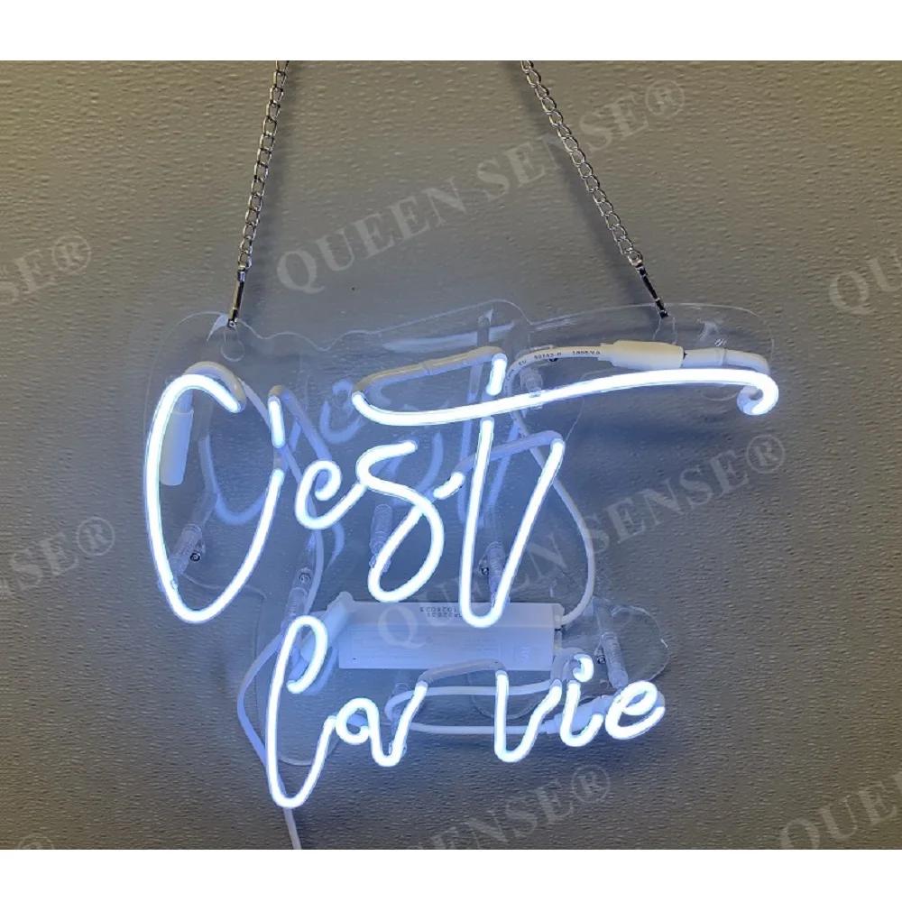 Белая акриловая неосветильник лампа с индивидуальным дизайном праздничный