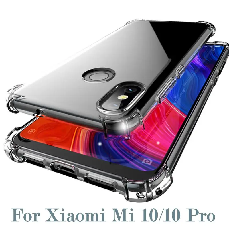 Ударопрочный чехол KISSCASE для Xiaomi Mi 10 Pro K30 Redmi Note 8 прозрачный силиконовый 9T A3 CC9