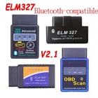 Профессиональный Автомобильный сканер кода ELM327 V2.1, Bluetooth-совместимый супер мини-сканер OBD2, поддержка протокола OBD2, несколько типов опций