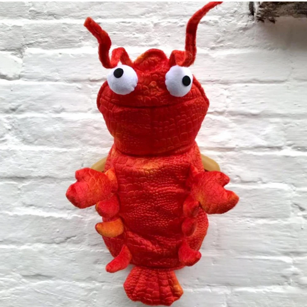 Halloween Winter Dog Clothes Lobster Shape Costume For Pet Dogs Red Puppy Jacket Coat Hoodie Dress Up Clothing | Дом и сад