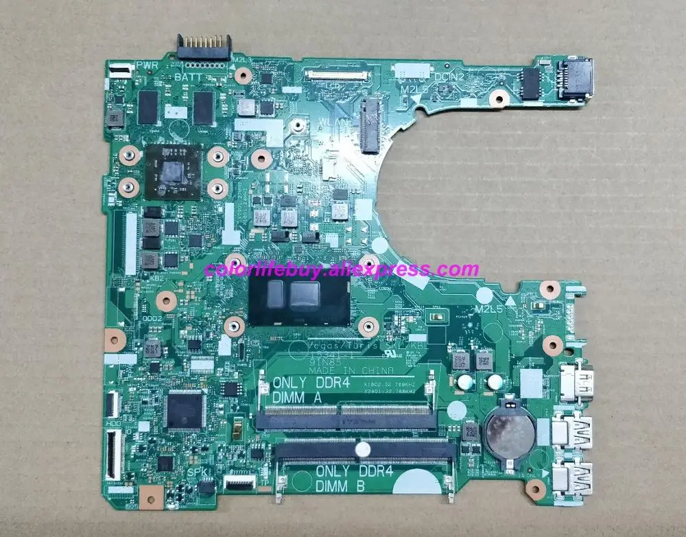 

Genuine CN-0GV5TG 0GV5TG GV5TG i5-7200U 15341-1 91N85 DDR4 Laptop Motherboard Mainboard for Dell Inspiron 3568 Notebook PC