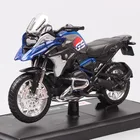 Модель мотоцикла Maisto R1200 GS Motorrad 118, модель мотоцикла для приключений, Литые и игрушечные автомобили, копия детской коллекции, масштаб 2017