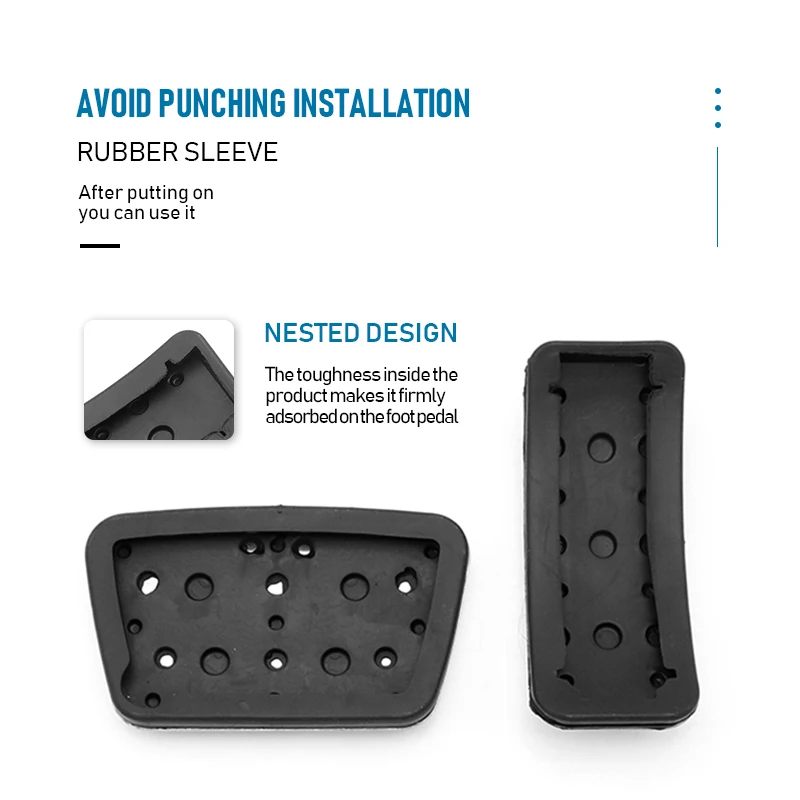 

For Lexus ES 2013-2018 RX 2010-15 CT200H 2011-17 RX300 RX350 IS250 IS200 IS350 Car AT Foot Gas Fuel Pedals Brake Pedal Cover Pad