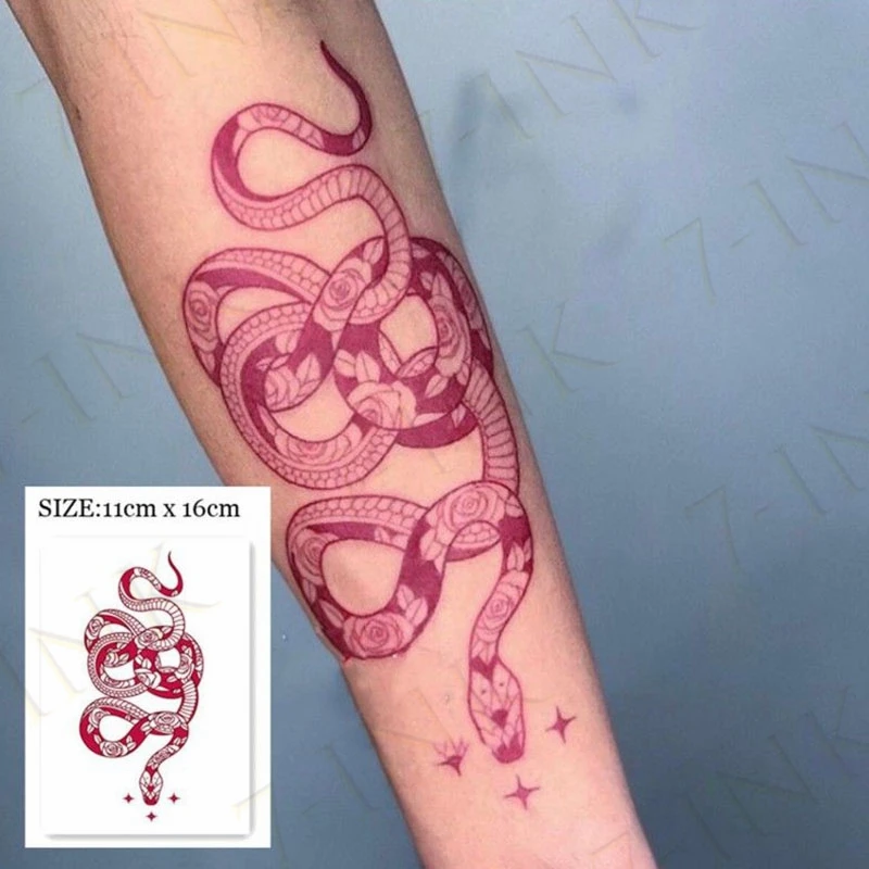 Водонепроницаемый временная татуировка Стикеры уход за кожей лица изображение