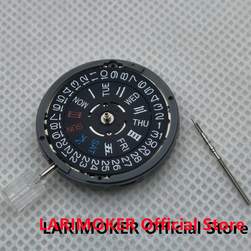 Цена Бренд NH36, черные часы на английском языке с автоматической датой 3 O, часы с короной 3,8 O, часы с короной, драгоценности, механический механизм