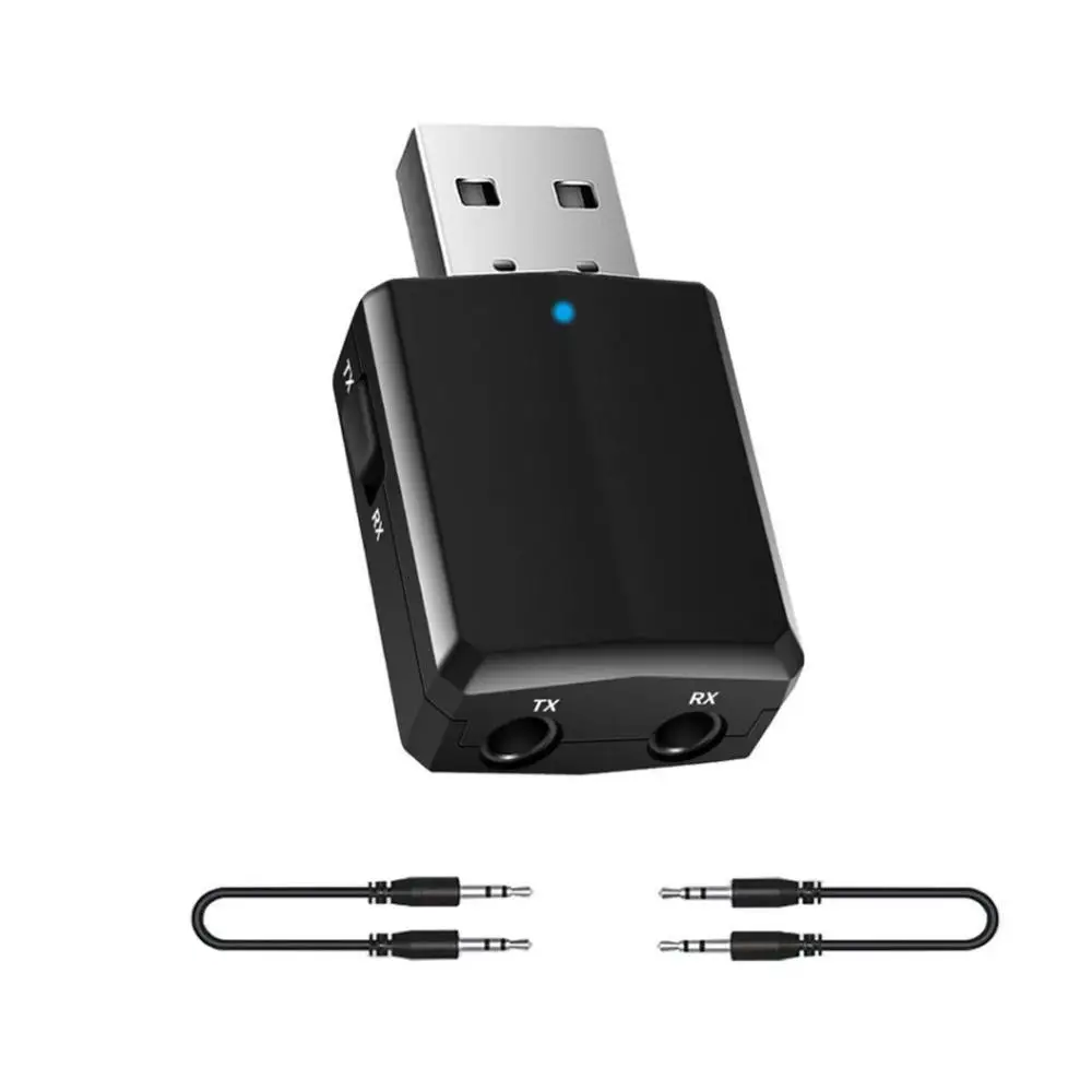 Bluetooth 5 0 аудио приемник передатчик мини стерео AUX RCA USB разъем 3 мм для ТВ ПК