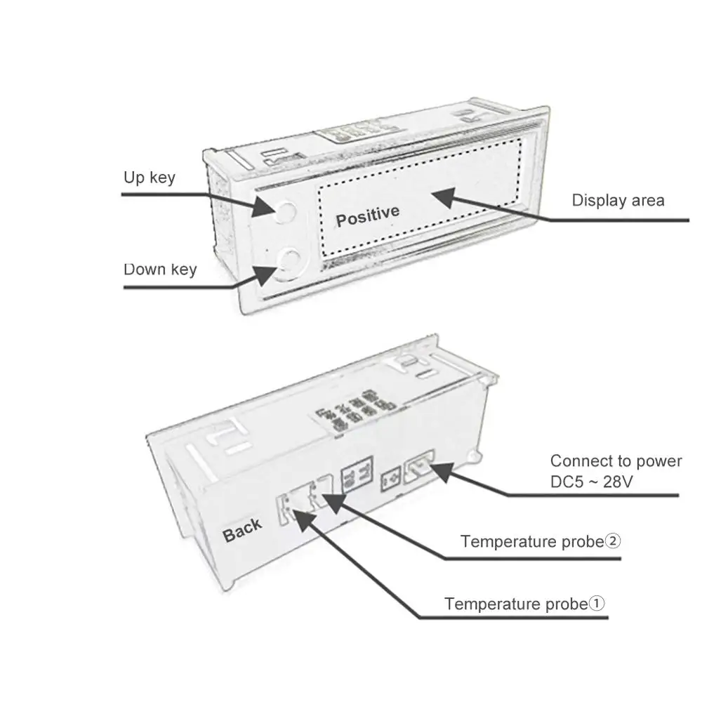 12 В Высокоточные Часы внутри и снаружи Автомобильная панель контроля