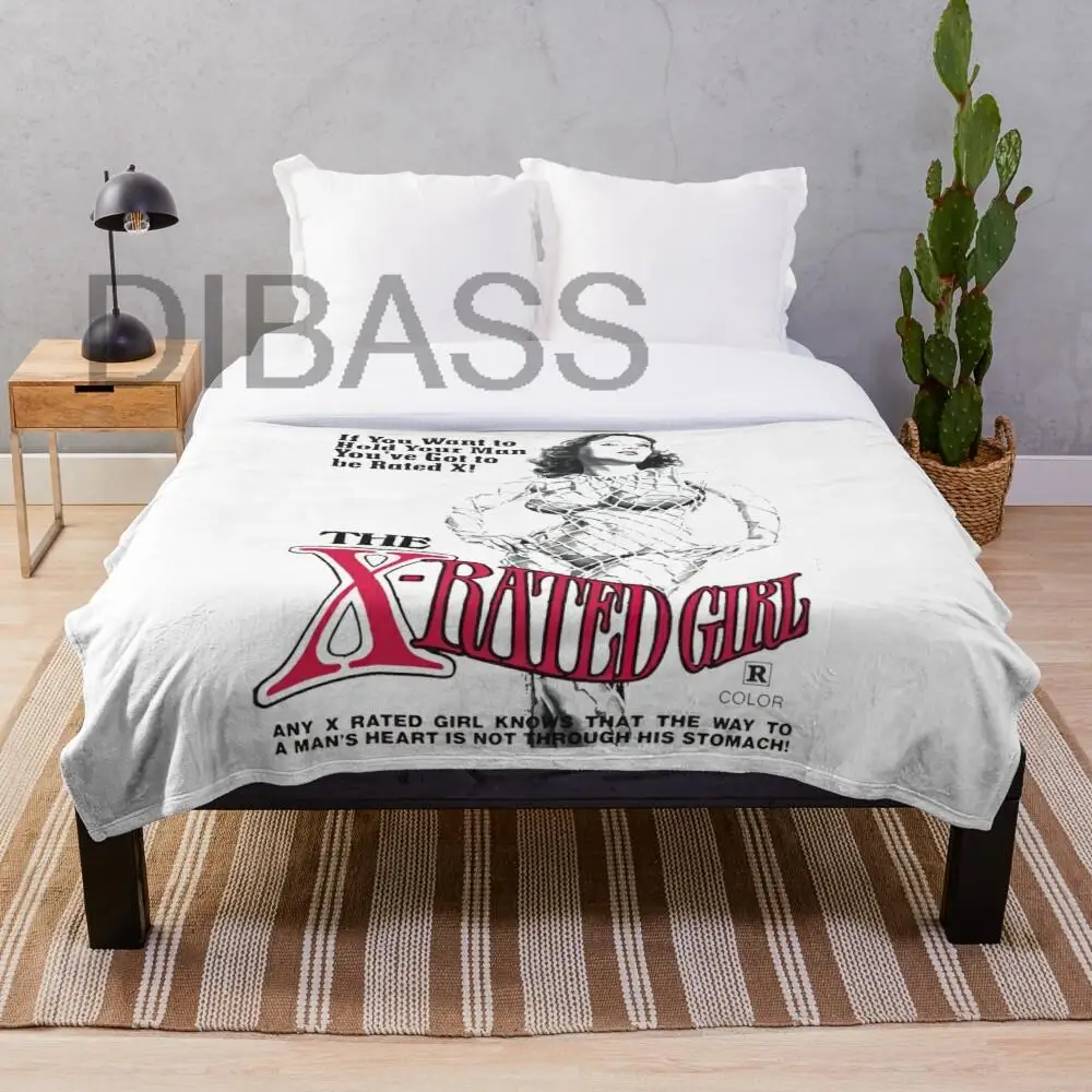 

X-Rated Girl Blankets Super Soft Throw Blanket, Lightweight Plush Bed Flannel Blanket, Suitable for Adults and Children, Fashi