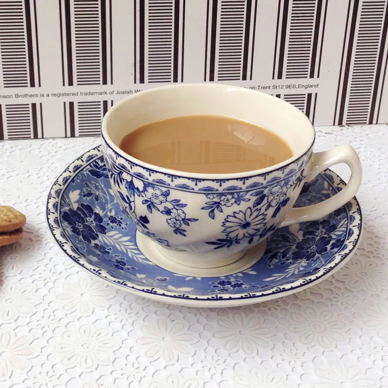 Johnson Brothers оригинальный синий и белый фарфор Западная посуда тарелка миска лапша