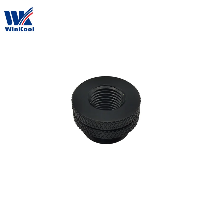 WinKool G1/4 &quotПереборка проходной фитинг/наполнитель Черный Серебряный разные цвета