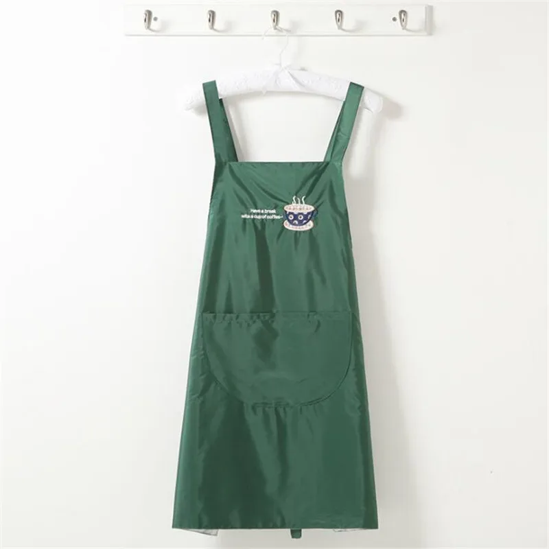 Хорошая продажа домашняя кухня водонепроницаемый и маслостойкий фартук простой