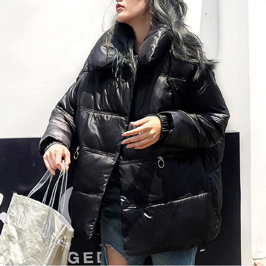 Женское пальто парка зимняя однотонная тонкая короткая теплая пуховик верхняя