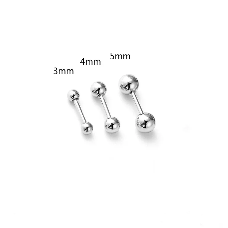 2 шт. модный мужской пирсинг в стиле панк серьги Пусеты Из Нержавеющей Стали