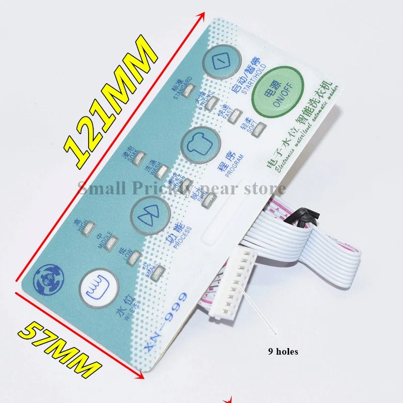 

121mmx57mm Intelligent Button panel XN-999 Auto Washing Machine Embedded Universal Control Panel Replacement