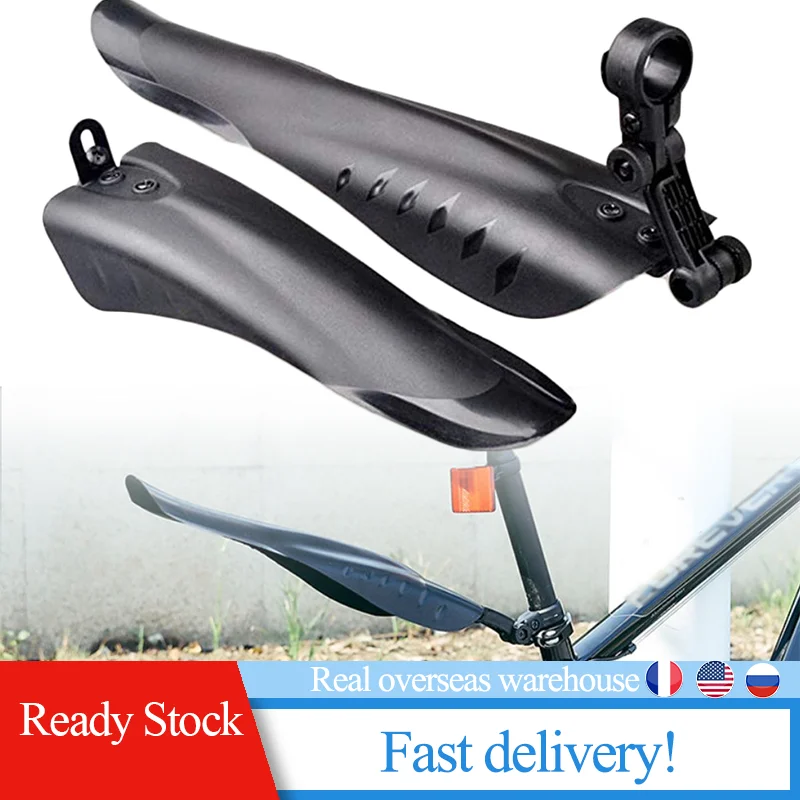 

2Pcs MTB Mudguard Bicycle Bike Fender Mud Guards Wings Front Rear Fenders For Cycling Easy To Assemble Lightest Bike Accessory