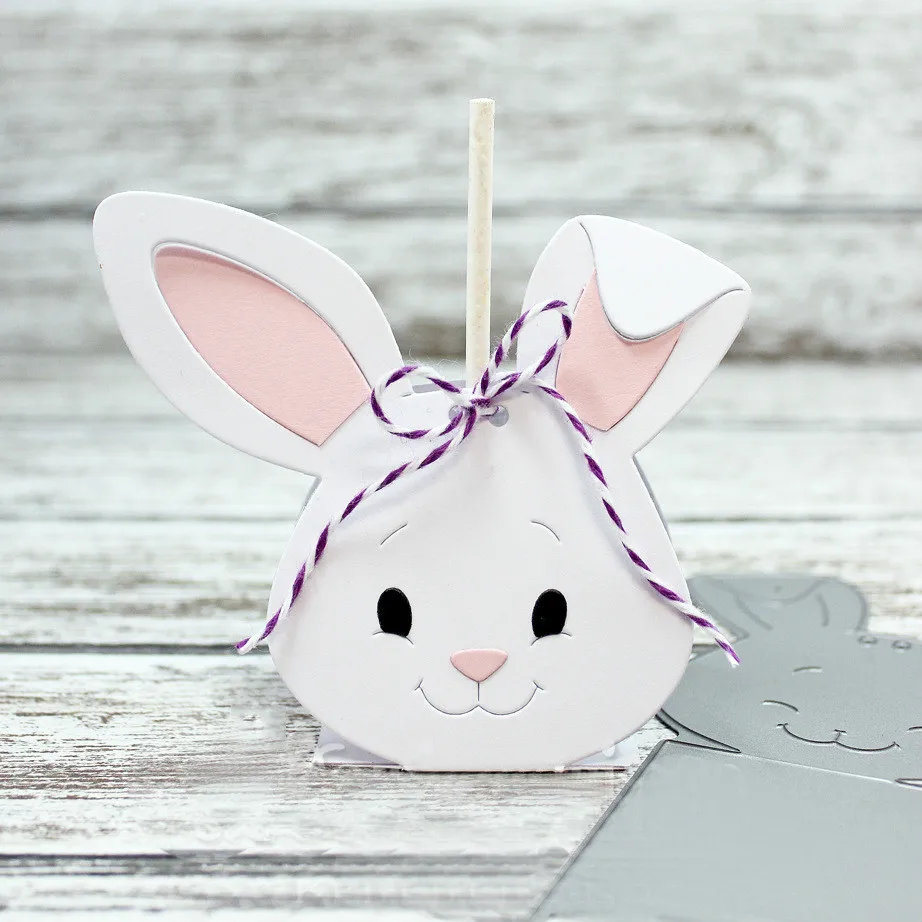 1 шт. металлические штампы кролик олень коробка трафарет для сделай сам