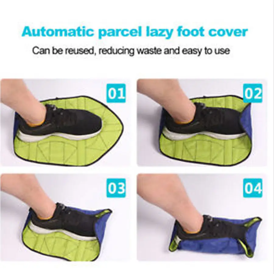 US STOCK Waterproof Reusable Step in Sock Portable Auto-Package Overshoes Shoe Covers | Дом и сад