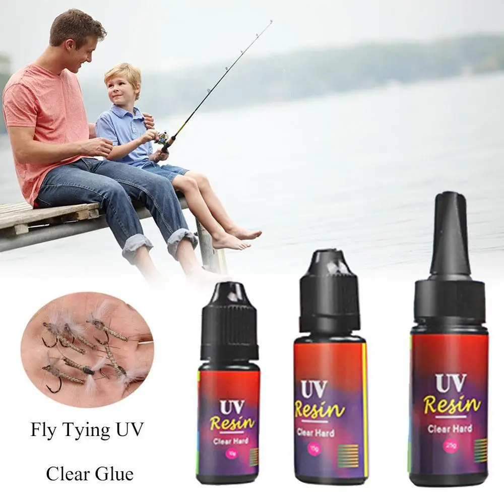 УФ полимер клей для наживки материал обвязки нахлыстом инструменты сделай сам