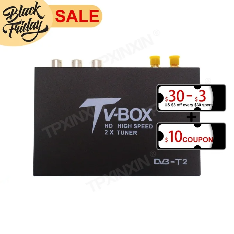 DVB-T2 DVB-T ISDB-T ATSC цифровое тв тюнер подходит для ЕС России США Южной Америки ближнего