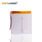 Аккумулятор 358090, 3,7 в, 3100 мА  ч, литий-полимерный аккумулятор для 7-дюймового 8-дюймового планшетного ПК, Onda V802 S18, Prestigio MultiPad WIZE PMT3767