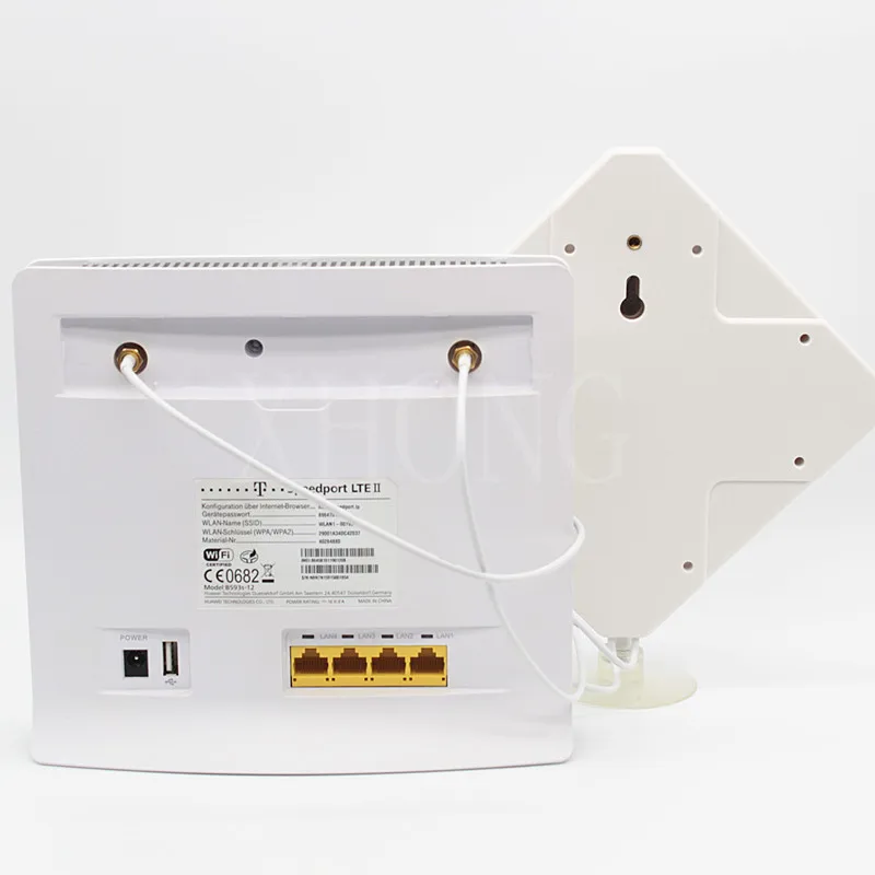 Разблокированный б/у Huawei B593u-12 B593S-12 4G LTE 100 Мбит/с CPE маршрутизатор с антенной