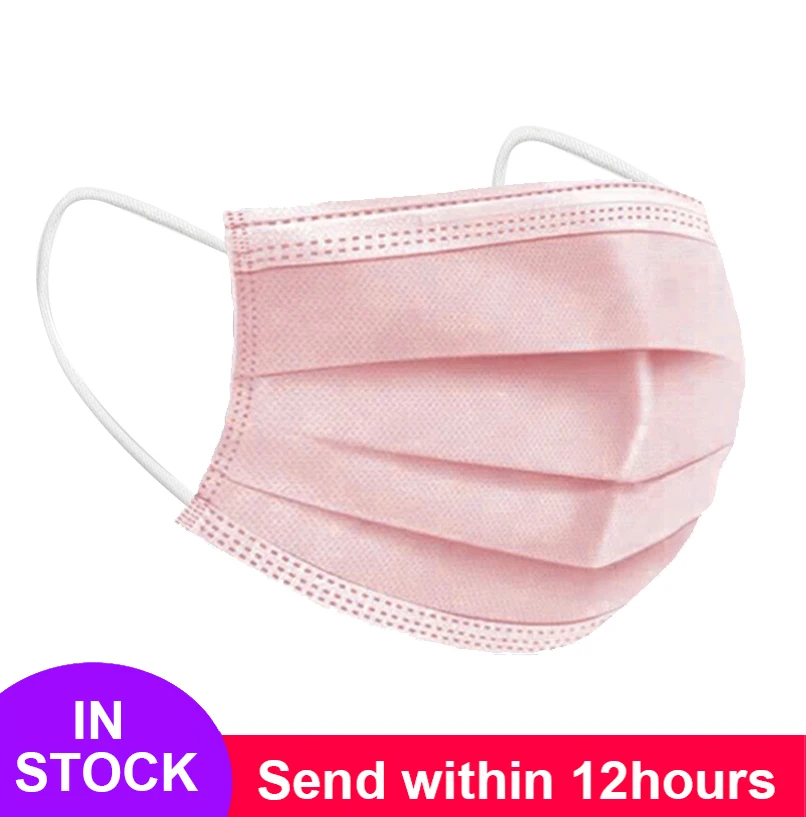 

Face Mouth Mask Disposable Protect 3 Layers Filter Dustproof Earloop Non Woven Mouth Masks