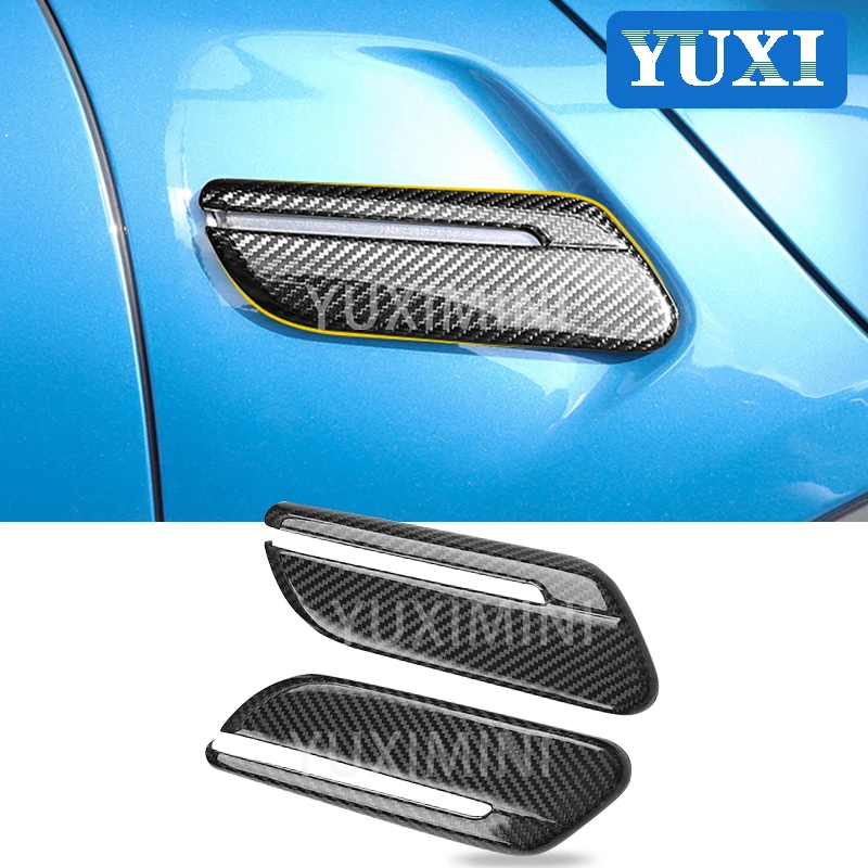 

2 шт. декоративные наклейки из углеродного волокна для кузова автомобиля BMW MINI 2021 ONE Cooper JCW F55 F56 F57 внешние аксессуары