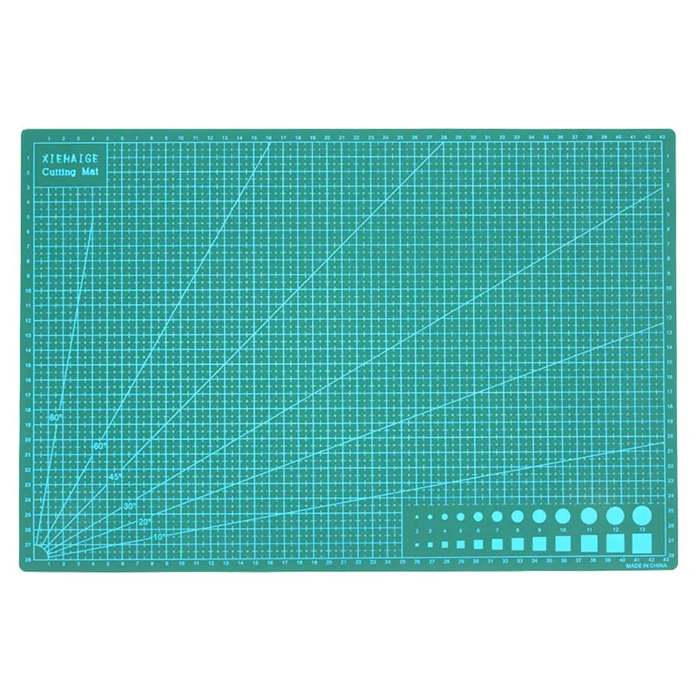 A3 коврик для резки Подложка инструмент ручной работы блока формы Прочный ПВХ