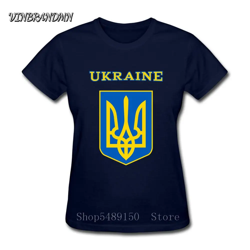 Украина страна Логотип Колледжа фото рубашка Высокое качество Цифровая печать