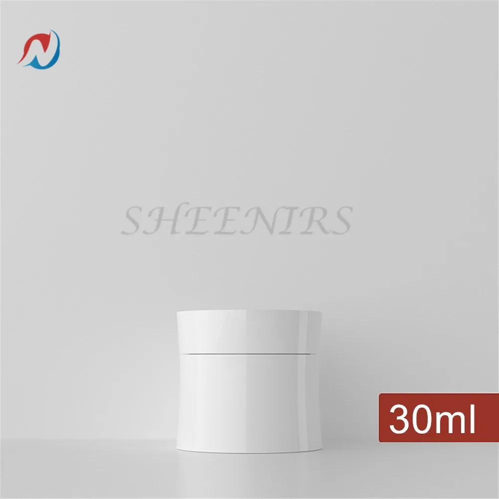 

Sheenirs 12pcs 30G/30ML (1 Oz) Round White Jars with White Lids for Lotion, Creams, Toners, Lip Balms, Makeup Samples