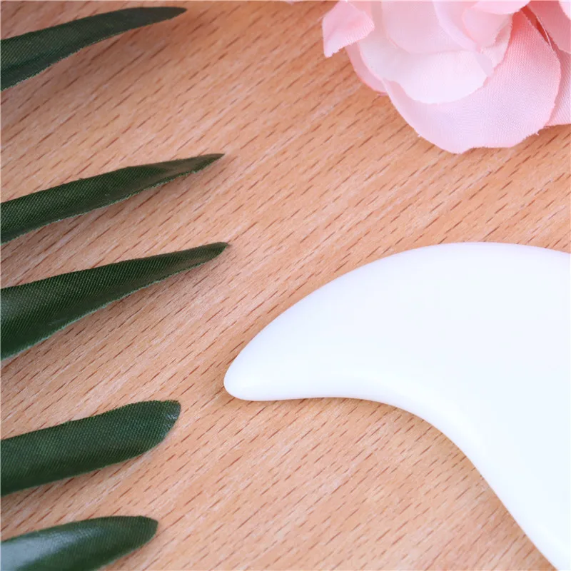 

1pc White/Black Facial Gua Sha Tool Skin Massage Board Scraping Treatment Health Promotion Massage Tools Health Care